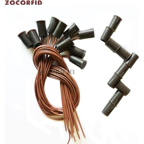 10pairs For Home Security Alarm RC-36 Wired Door Window Sensor Recessed Magnetic Contacts Security Reed Switch Alarm