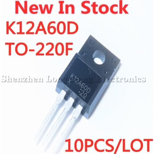 10PCS/LOT K12A60D TK12A60D TO-220F LCD common power tube FET