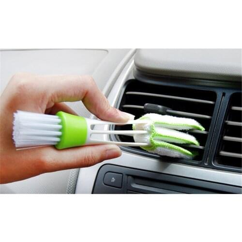 2PCS Car Air Conditioner Vent Outlet Cleaning Brush SLIT Cleaner ter Brush for