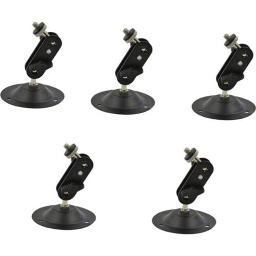 5Pcs Camera Wall Mount Bracket Monitor Holder Black Speaker Brackets Indoor Outdoor Ceiling Wall Mounts Projector Stand
