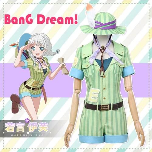 Anime BanG Dream! Maruyama Aya Cosplay Costume Pastel*Palettes Dresses outdoor adventure Christmas Free shipping CG801CZH