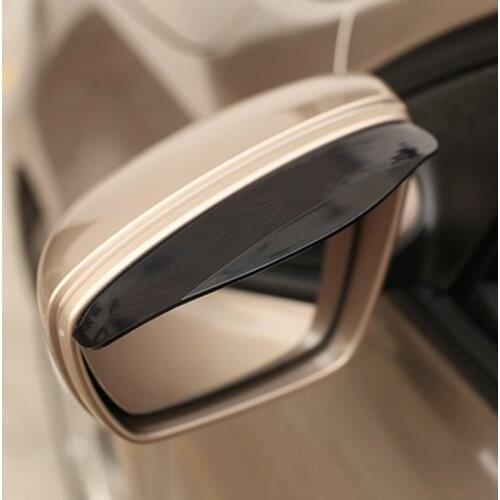 2pcs Car Rear View Mirror Mirror Rain visor Rain Eyebrow Universal Auto Accessories
