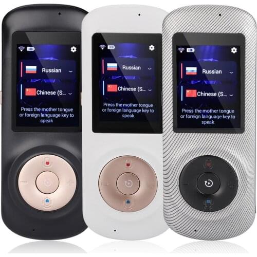 Wireless Portable Smart Interactive Translator Handheld Real Time Instant Voice Translation Support 52 Languages