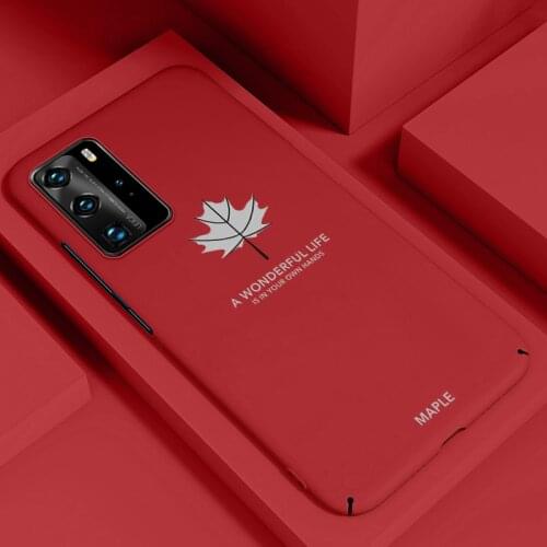 Ultra-thin Colorful Matte Hard PC Phone Case For Huawei P40 P30 P20 lite Mate 30 20 10 Pro Luxury Cute Shockproof Frosted Cover