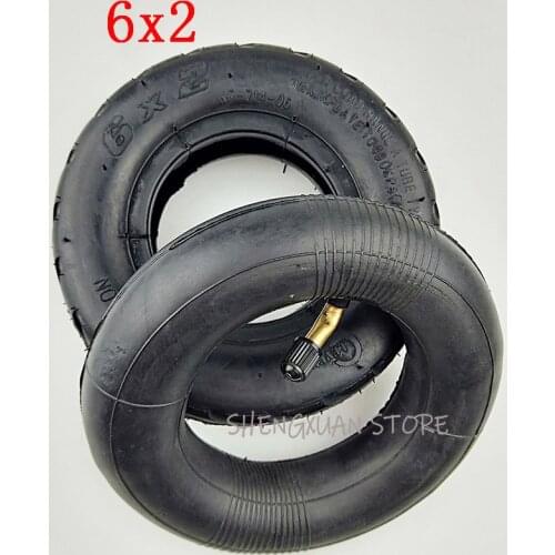 Good Quality New 6 Inch 6X2 Tire and Inner Tube Set for Electric Scooter Wheel Pneumatic Wheel Trolley Cart Air Wheel Bike