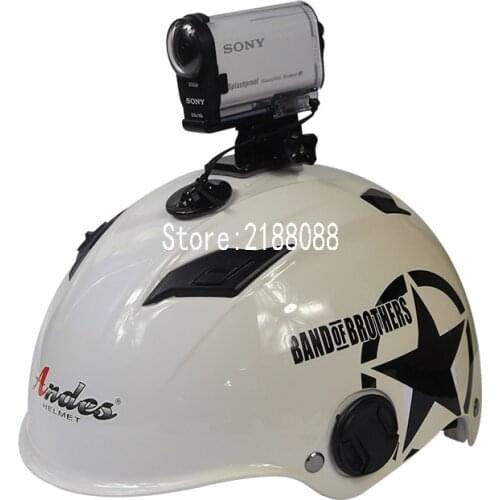 Adhesive Mount Pack For Sony Action Camer HDR-AS100V AS200V Basic Accessories Curved or Flat Surfaces Adhesive Helmet Buckle kit