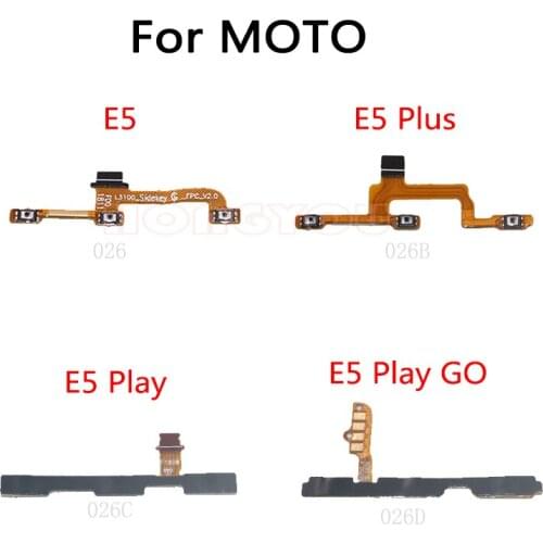 Power Button Switch Volume Button Mute On / Off Flex Cable For Motorola MOTO E5 Plus Play GO