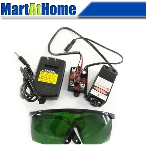 2.5W 450nm Laser Module Kit Blue Violet TTL PWM DC 12V Adjustable Focal Length for CNC Engraving Cutting