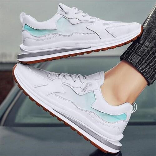 Men Shoes Flat 2021 Summer Breathable Shoes Light Casual Shoes Male Tenis Masculino Sneakers White Business Travel Shoees