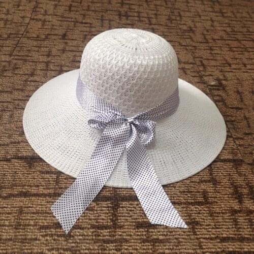 Mingjiebihuo New Fashion Sunscreen Sun Hat Personality Streamer Design Hollow cool spring and summer women girls