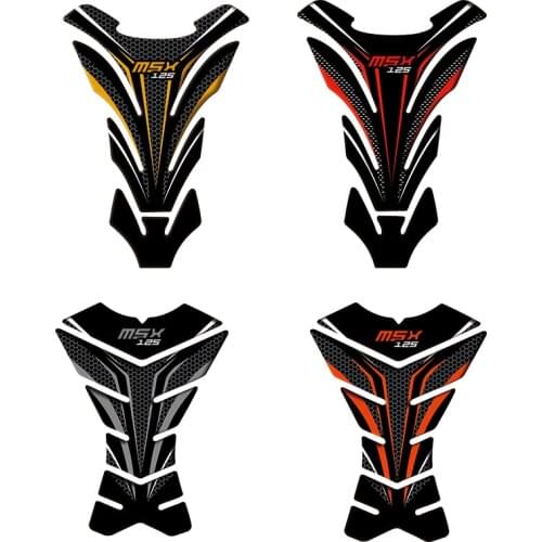 Motorcycle Fuel tank Stickers For Honda Monkey MSX125 MSX 125 Tank Pad Decals