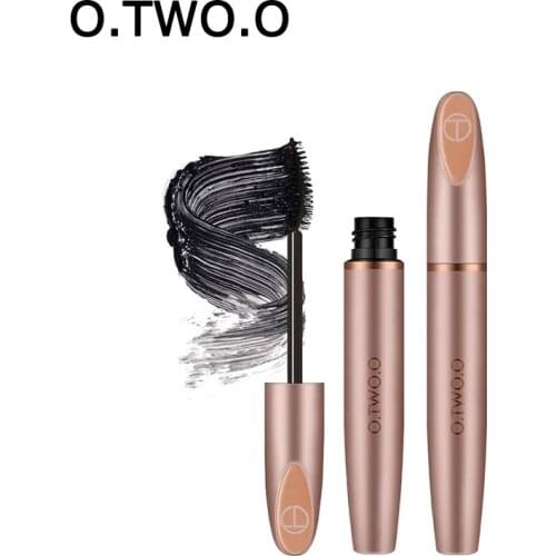 O.TWO.O Waterproof 3D Silk Fiber Mascara Makeup Lengthening Long Lasting Curling Thick Mascara For Eyelashes Extension Make Up
