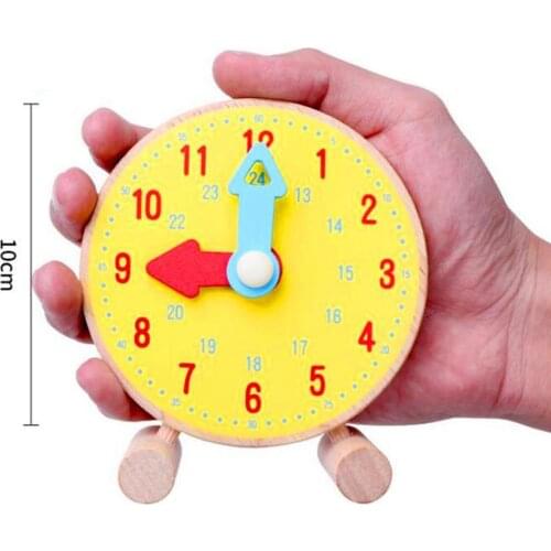 Learning Clock Time Teaching &Demonstration Clock Model 12/24 Hours Kids Toy