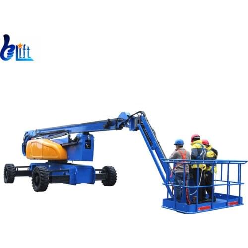 Wholesale And Retail 14m Load 200kg Mini Hydraulic Lifter Articulated Boom Self Propelled Boom Lift