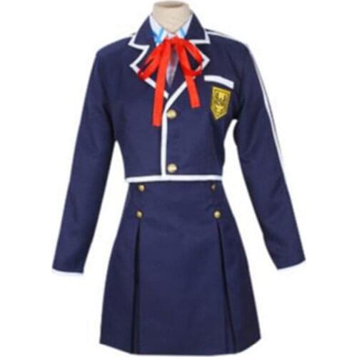 2019 Sword Art Online SAO Yuuki Asuna School Uniform Anime Outfit Cosplay Costumes Women Men Style