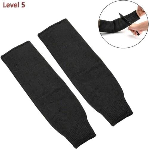 Outdoor Tool Tactical Military Anti-Cut Arm Guard Cut-Proof Glass Metal Self-Defense Reduce Damage Camp Safety Survival Black