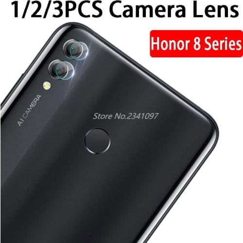 1/2/3pcs HD Camera Lens Protector on For Huawei Y8P Honor 8X 8S 8C Play 8A Prime A8 C8 S8 X8 Soft Tempered Glass Protective Film