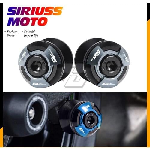 Motorcycle Accessories Swingarm Spools Slider Stand Screws Case for Suzuki SV1000 SV1000S 2003-2005