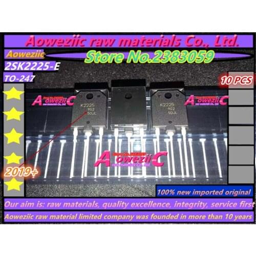 Aoweziic 2019+ 100% new imported original 2SK2225 K2225 2SK2225-E 2SK2225-80-E-Q VTO-247 Silicon N-Channel MOS FET 1500V 2A