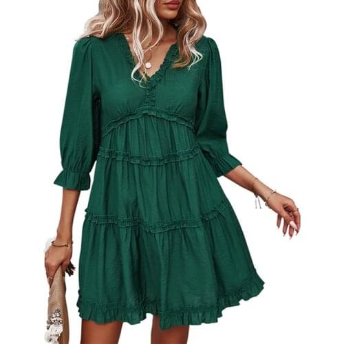 BHflutter Long Sleeve Summer Dresses