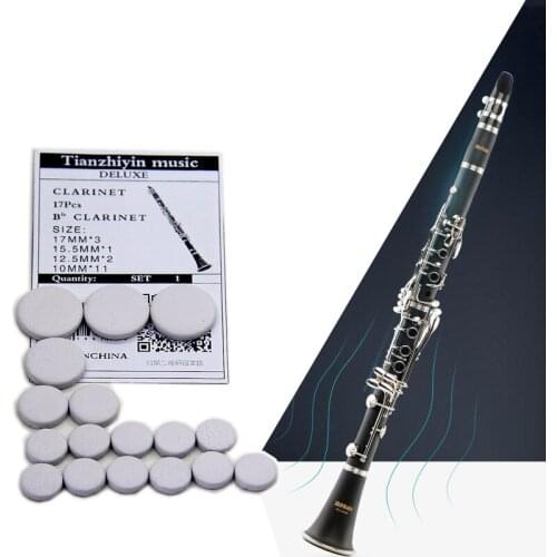 Clarinet parts Bb Clarinet pads Great material Clarinet sound hole mat sheepskin pad