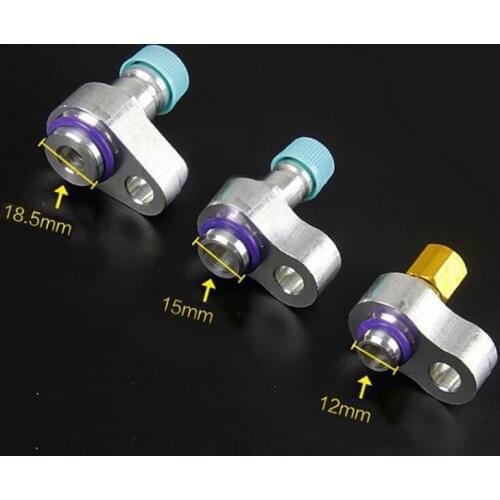 For A/C Air Conditioning Compressor R12 Leak Test Block Off Fittings Kit 3/8'' 1/2'' 5/8'' High Quality