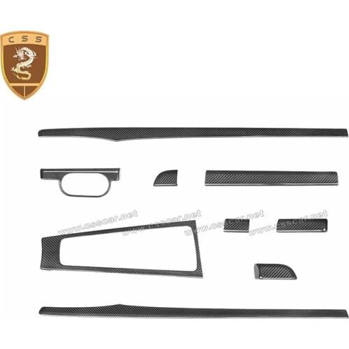 HOT SALE Interior Trim for Porsche 718 Cayman Boxter Real carbon fiber Interior Trim Cover original car decoration wholesale