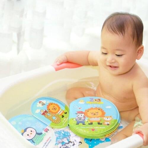 Fashion Baby Toys Bath Cloth Books Waterproof Kids Early Learning with BB Device Educational Toys Gifts juguetes детские игрушки
