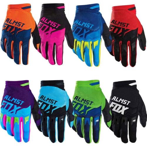 2021 11 Color Off-Road Motorcycle Gloves MTB Bicycle Gloves BMX ATV XC DH Racing Cycling Gloves Mens Women Sport Bike Gloves