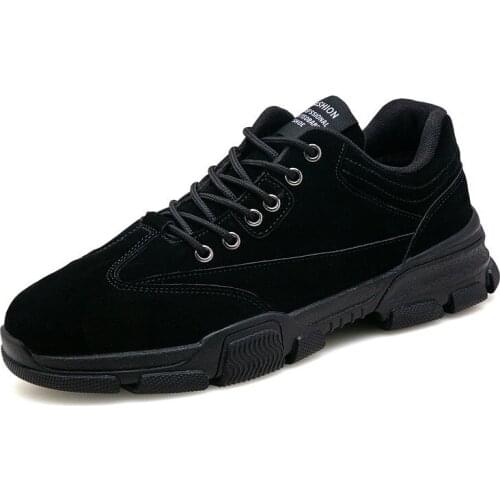 Men Tennis Shoes Breathable Male Outdoor Sneakers Adult Non-slip Comfortable suede leather Shoes Soft Jogging Tenis Zapatos