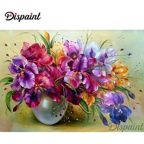 Dispaint Full Square/Round Drill 5D DIY Diamond Painting "Floral goods" Embroidery Cross Stitch 5D Home Decor A10195