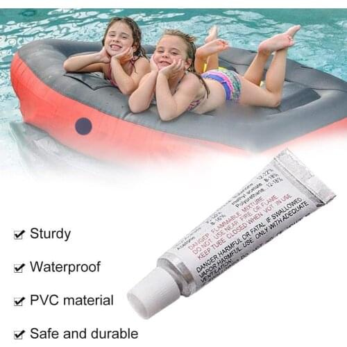 Inflatable Boat Repair Kit PVC Material Adhesive Patches Boat Toy Inflatable Repair For Waterbed Mattress Swimming Air Ring B2L6