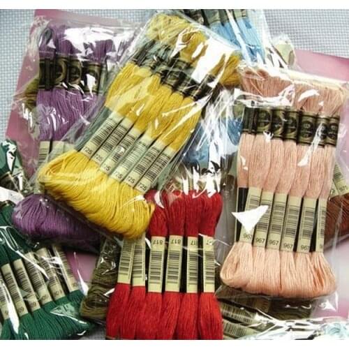 Similar DMC Thread 1Lot= 50 Skeins Cross Stitch Floss Thread // Embroidery Floss Thread