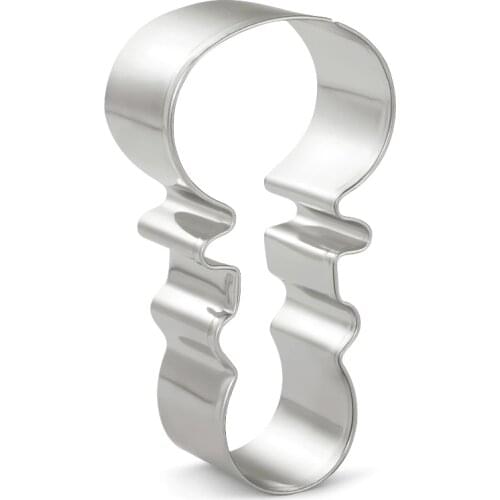 KENIAO Rattle Cookie Cutter for Baby Shower & Birthday Biscuit / Fondant / Pastry / Sandwiches Cutter - Stainless Steel