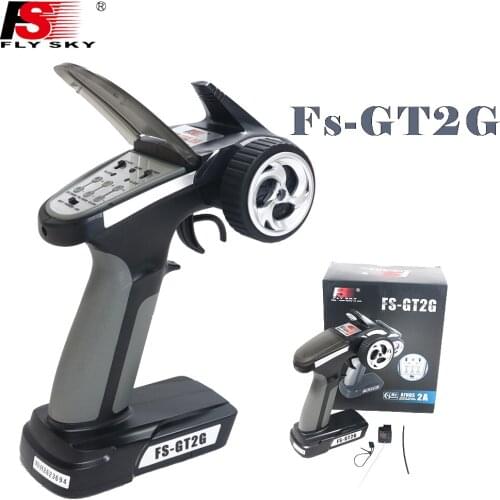 Flysky FS-GT2G 2CH 2.4GHz Transmitter With FS-A3 Receiver For RC Car/Rc Boat