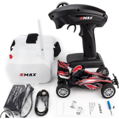EMAX 1:18 Interceptor 2.4G 20 Minutes 600TVL FPV Camera Full Proportional High Speed RC Car RTR Model with Transmitter