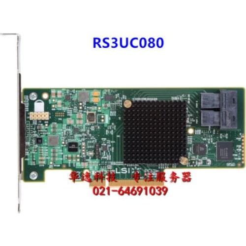 RAID Controller RS3UC080 SFF8643 NO- cache LSISAS3008 HD Mini-SAS RAID0.1.1E.10 PCI-E3.0 x8 12Gb/s Card