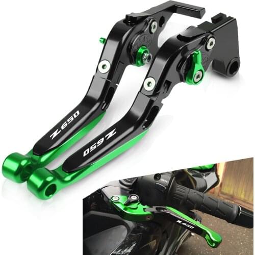FOR KAWASAKI Z650 Z 650 2016 2017 2018 Motorcycle Adjustable foldable Levers Brake Clutch Levers Handlebar Hand Grips end NINJA