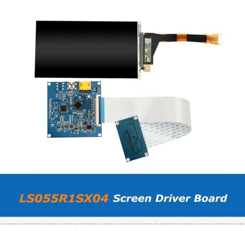 SLA DLP ANYCUBIC Photon 3D Printer Parts 5.5'' LS055R1SX04 Display with HDMI to MIPI Controller Driver Board for WANHAO D7