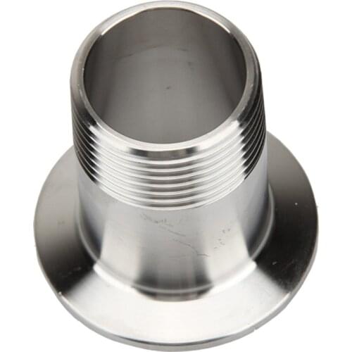 Tri Clamp OD 64mm BSP Thread male thread OD DN10 15mm SUS304 Sanitary Fitting Connector