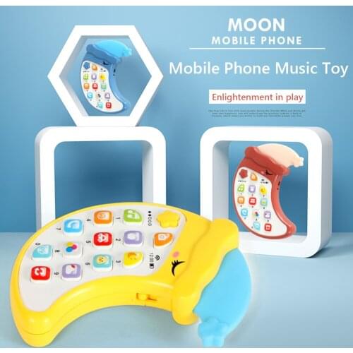 Give Children Best Enlightenment Toy Gift Electronic Smart Mobile Phone Toy Early Learning Machine for Baby Appease Toy