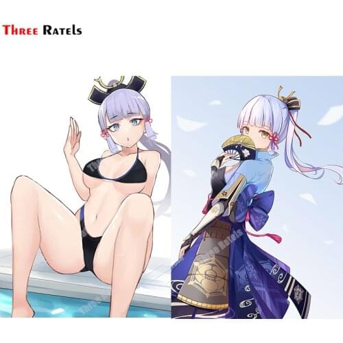 Three Ratels A339 Transcendent Bikini Girls Ayaka Genshin Impact Swimsuits Vuxer Sticker From Maker Waterproof Car Decal
