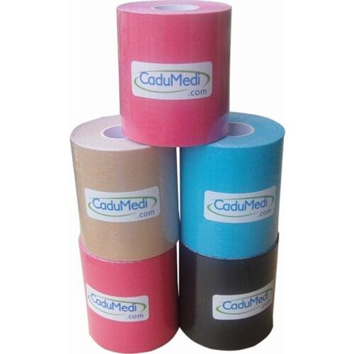 2rolls Cadumedi applique wrist support elastic bandage sports tape 10cm* 5m skin color