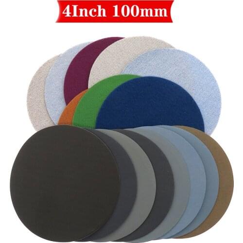 4 Inch 100mm RIKEN Grit800-10000 Hook&Loop Flocking Waterproof Sanding Discs for Wet/Dry Sanding Round Self-adhesive Sandpaper