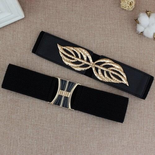 65cm Female Fashion Buckle Elastic Belts for Women Band Waistband Dress Coat Girdle Belt Clothing Accessories