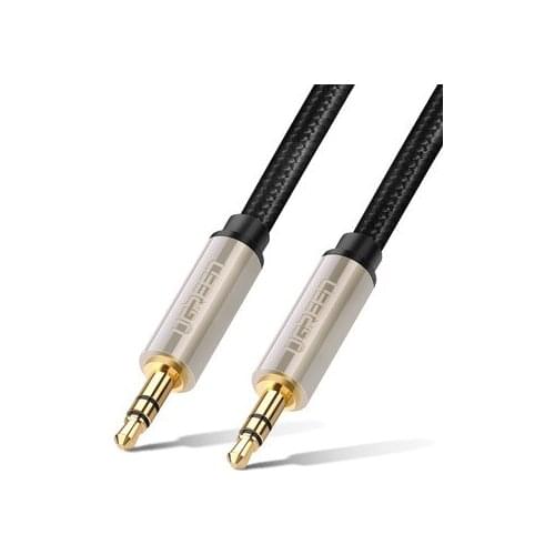 Aux audio cable 3.5mm male to male Car mobile phone car connection line silver plated recording line