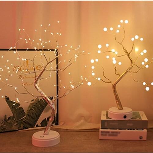 Tree Light Touch Switch Night Light Touch Switch Home Holiday Bedroom Indoor Bar Decoration Fairy Light Best Christmas Gift