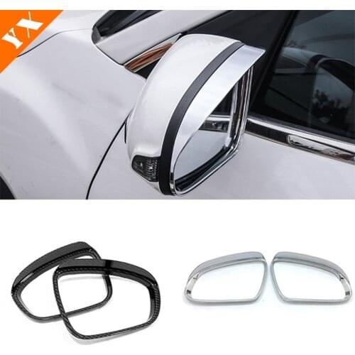 For Hyundai Kona Encino 2017 2018 2019 2020 Car side door rearview turning mirror Cover Trim Accessories ABS Chrome/Carbon 4pcs