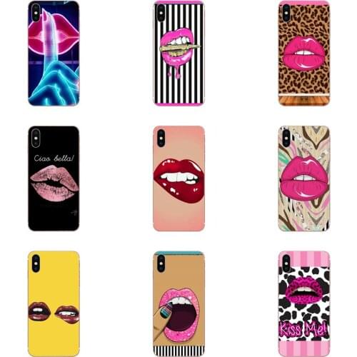 For Samsung Galaxy S3 S4 S5 Mini S6 S7 S8 Edge Plus S9 S10 S20 Plus Soft Silicone TPU Transparent Live Love Phone Kiss Me