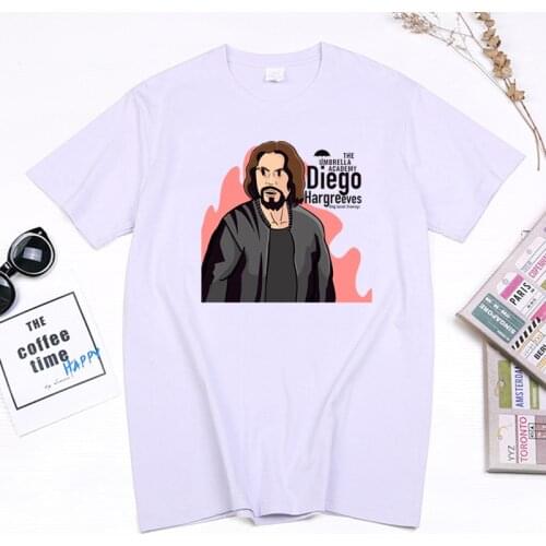 Diego Hargreeves & Allison Hargreeves Printed Tshirt The Umbrella Academy Graphic Anime T Shirt Hot Sale Vintage 90s Summer Tees